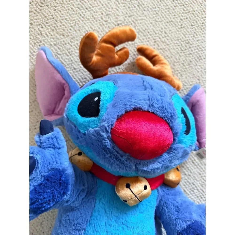 Disney Store Stitch Reindeer Plush 22